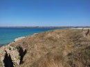 Vue sur plage des Blancs Sablons